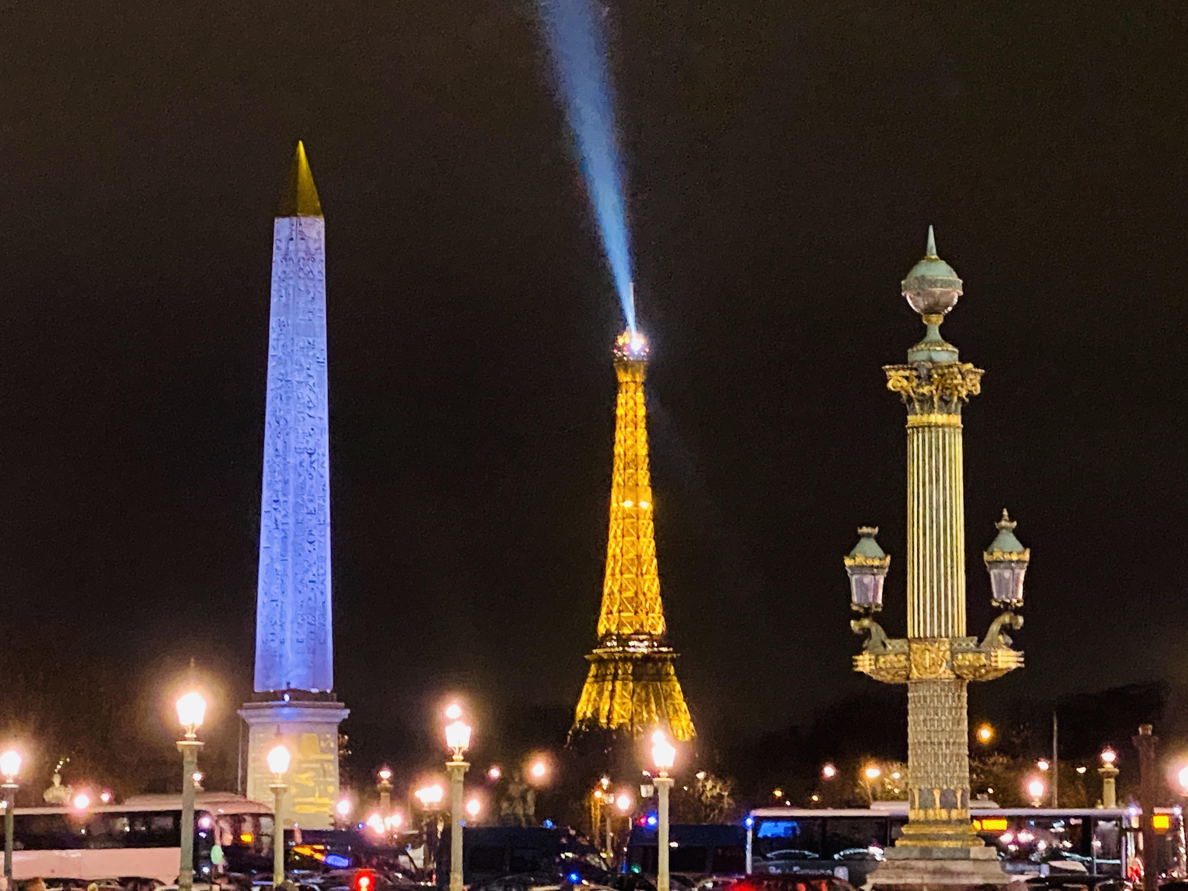 Three "towers" in Paris 